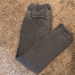 Gap girlfriend chinos. Charcoal. Size 2.
